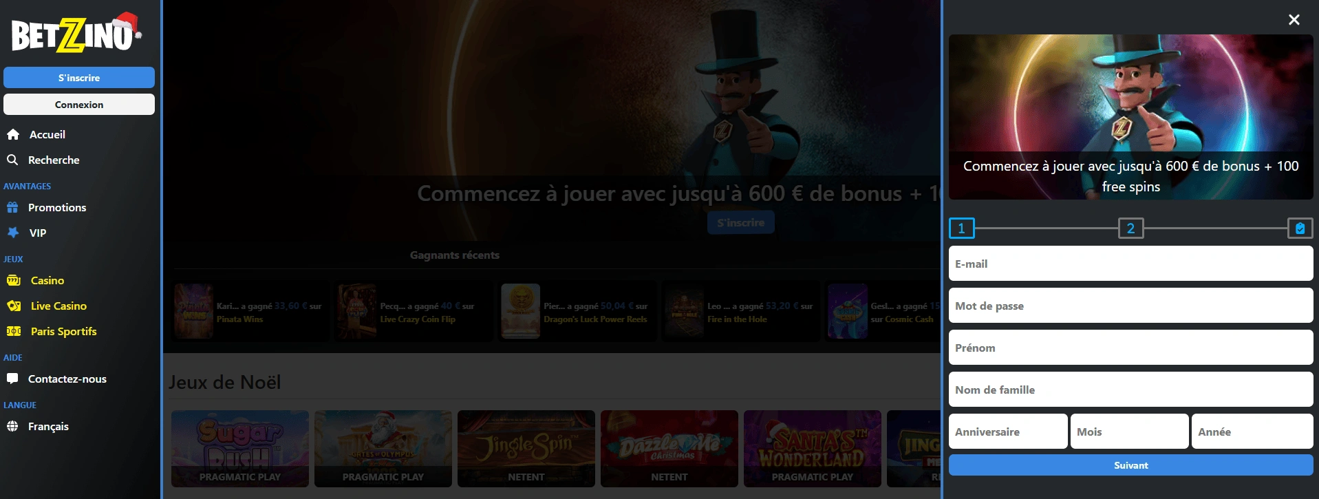 Betzino casino
